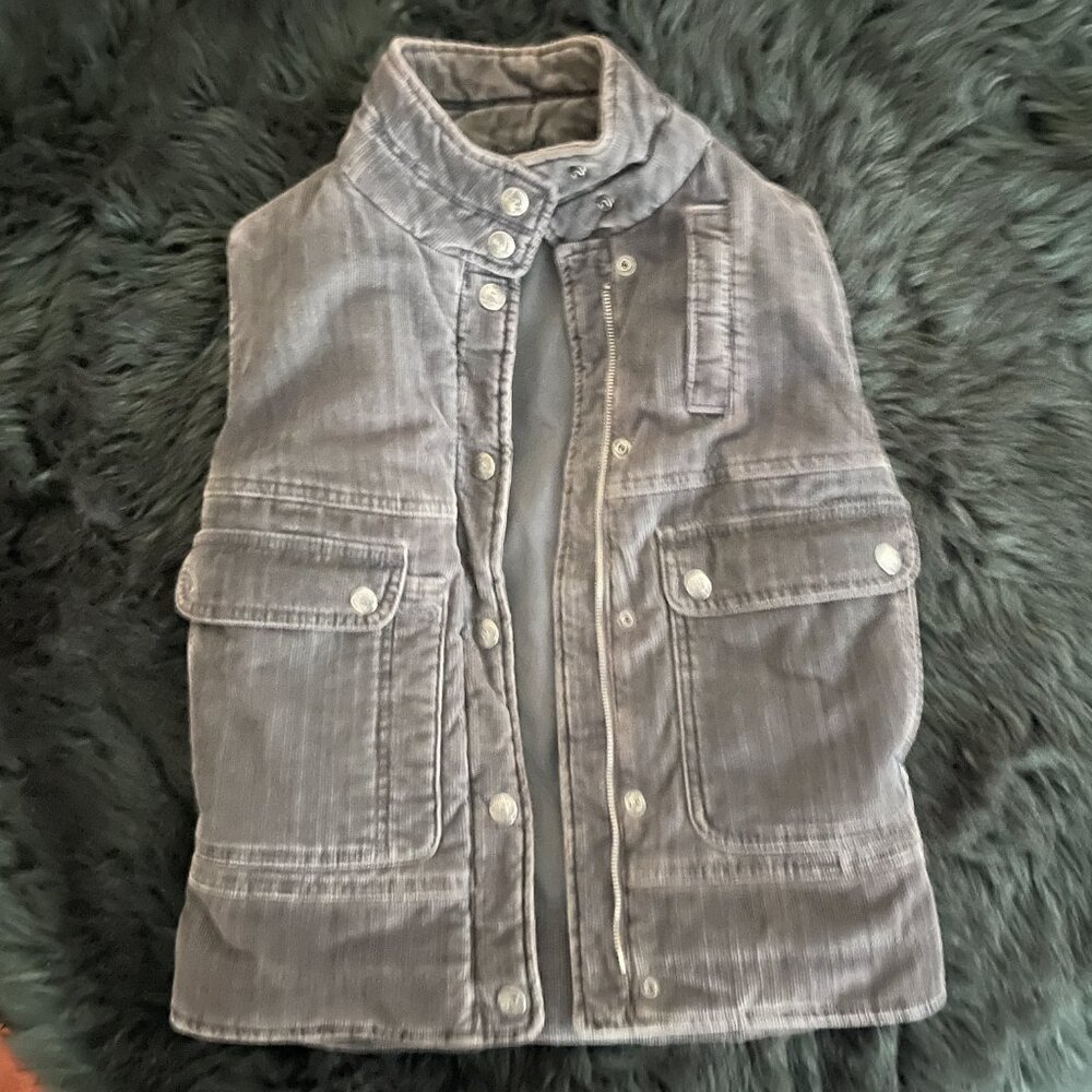 CITIZENS OF HUMANITY Courdoury Padded Dark Blue Vest Jacket Size 2